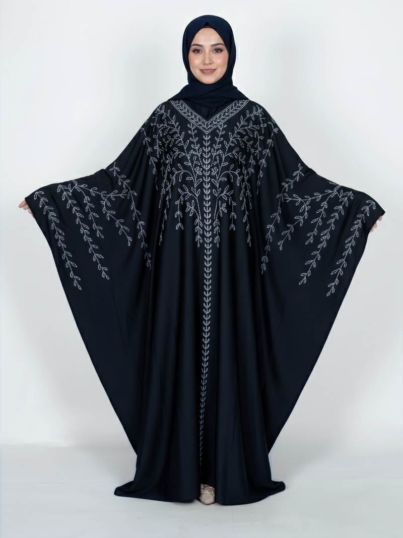 Soraya Vine-Detail Kaftan